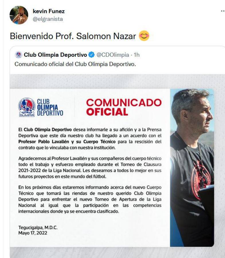 Piden a gritos a Salomón Nazar: lo que dice la prensa y aficionados en redes sobre la salida de Pablo Lavallén de Olimpia