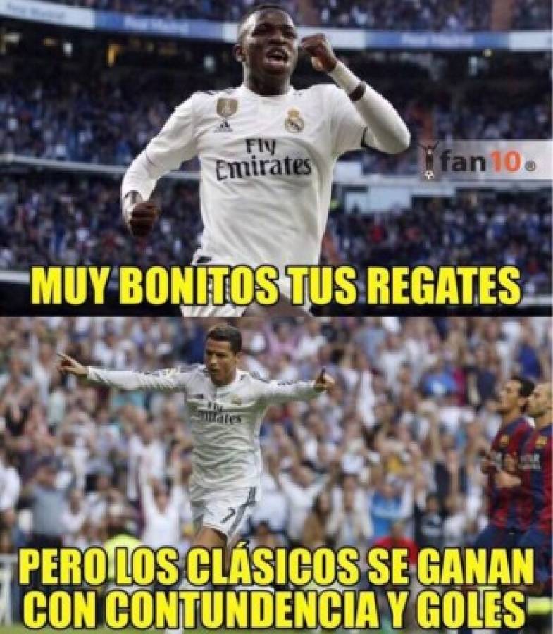Memes: Trituran al Real Madrid y a Vinicius tras recibir paliza del Barcelona en el Bernabéu