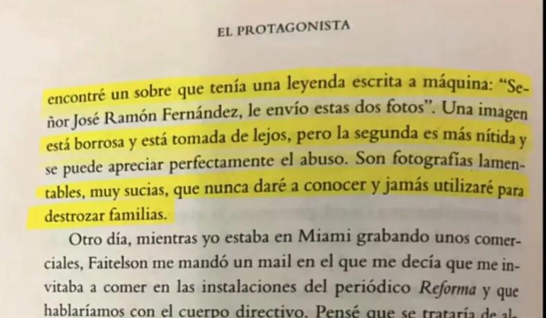 José Ramón Fernández acusó a Faitelson de abusar a una mujer y afirma que hay pruebas: Son fotos lamentables, muy sucias...