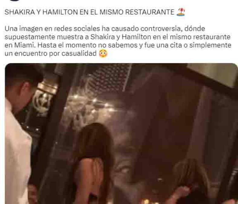 Filtran imágenes de Shakira en un restaurante con famoso deportista en Miami ¿Nuevo romance?