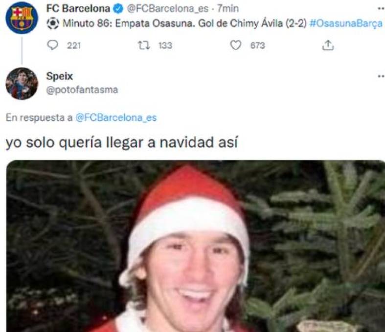 Nadie se salva: Barcelona se deja empatar de Osasuna y los memes destruyen a Xavi y Umtiti