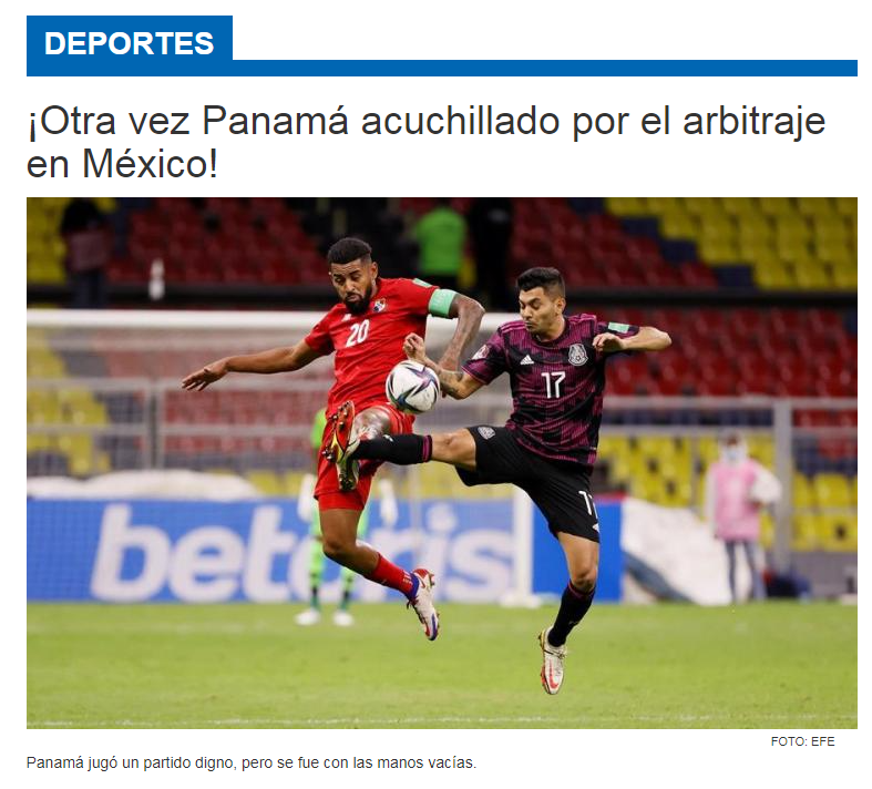 ‘‘Asalto a mano armada en el Azteca’’ y ‘‘la manita de Concacaf’’: así reacciona la prensa tras el polémico triunfo de México sobre Panamá