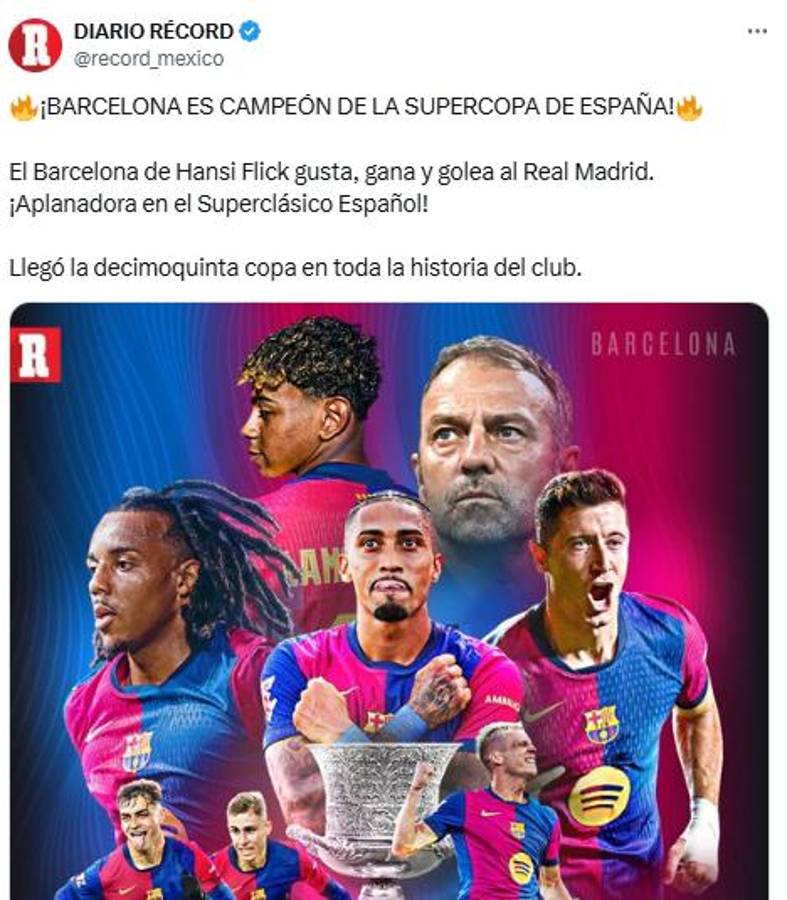 Barcelona volvió a humillar al Real Madrid y la prensa reacciona: “Ridículo; deben dar gracias que solo fueron cinco”