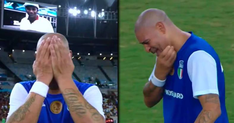 Así fue la despedida de Adriano: se ‘quiebra’ tras escuchar un mensaje de su padre fallecido  y el reencuentro con Ronaldo