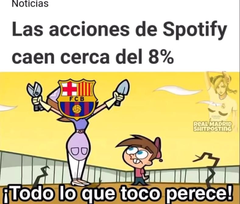 ¡Hacen pedazos a los madridistas! Los jocosos memes del acuerdo entre Barcelona y Spotify ¿Cómo será la camisa?