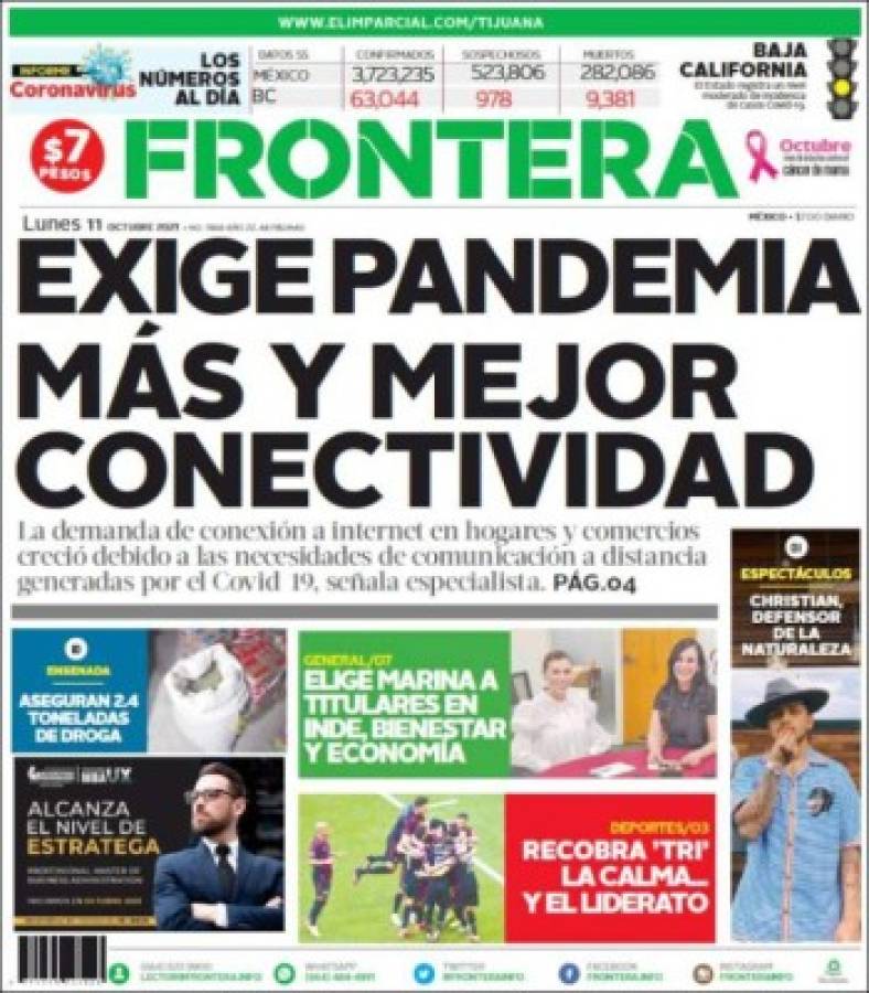 'Goleó fácil a Honduras': Las portadas de los diarios de México tras golear a la 'H' en el Azteca