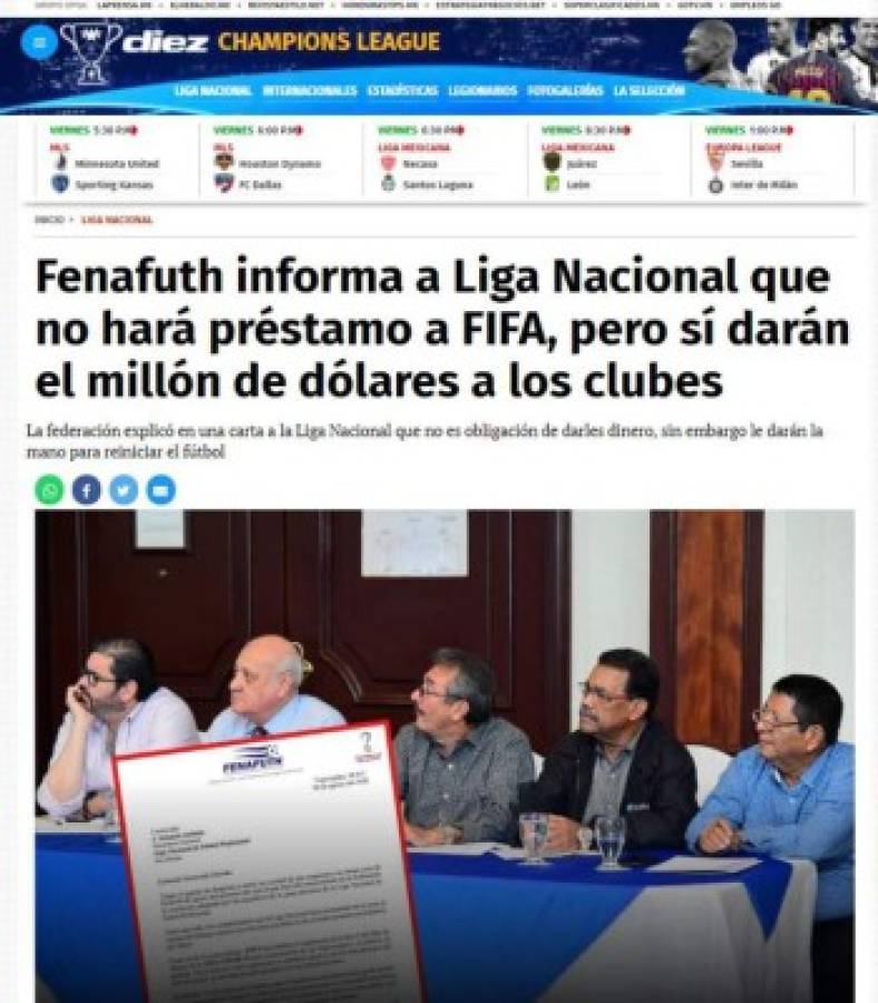 Las 15 cosas que han pasado en las últimas semanas en el fútbol de Honduras: Liga Nacional, Selección, legionarios, Ascenso.