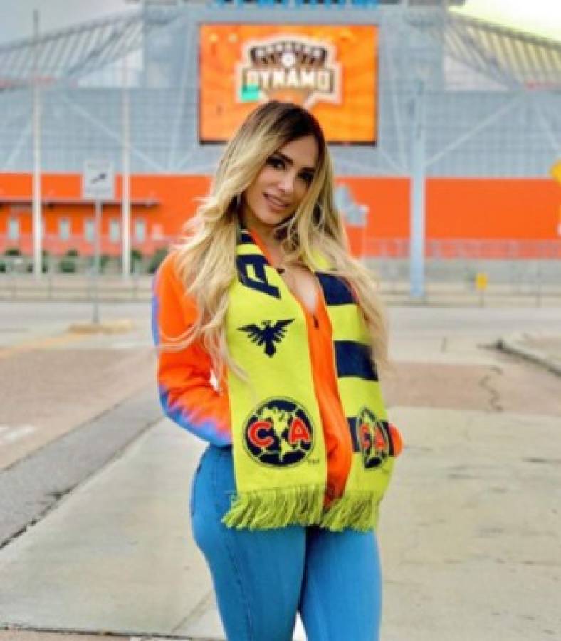 Así es Analy Bazán, la aficionada más linda del Club América que enamora en Estados Unidos