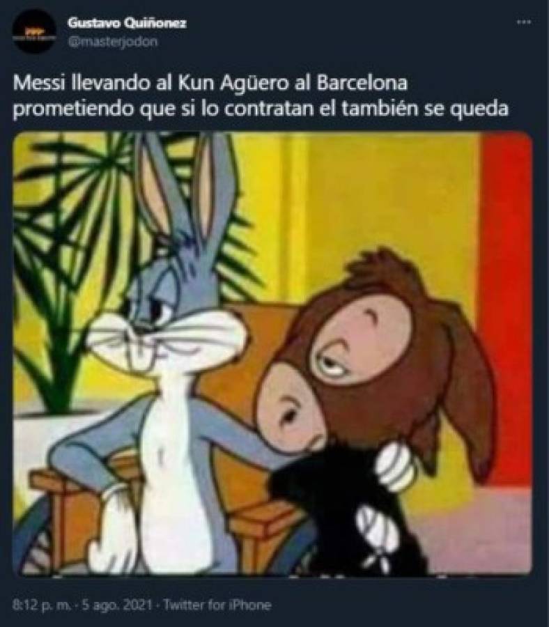 Messi se marcha para siempre: los memes hacen pedazos al Barcelona y a un 'solo' Kun Agüero