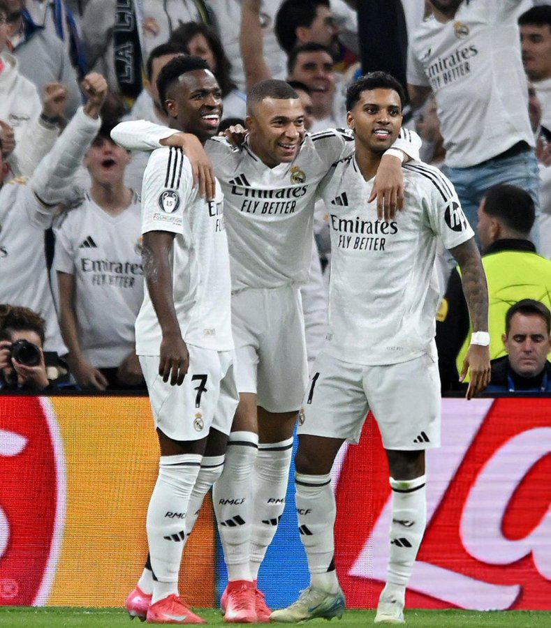 Vinicius MVP, celebración de Mbappé, épica remontada de PSG ante el City y goleada de Real Madrid en Champions League