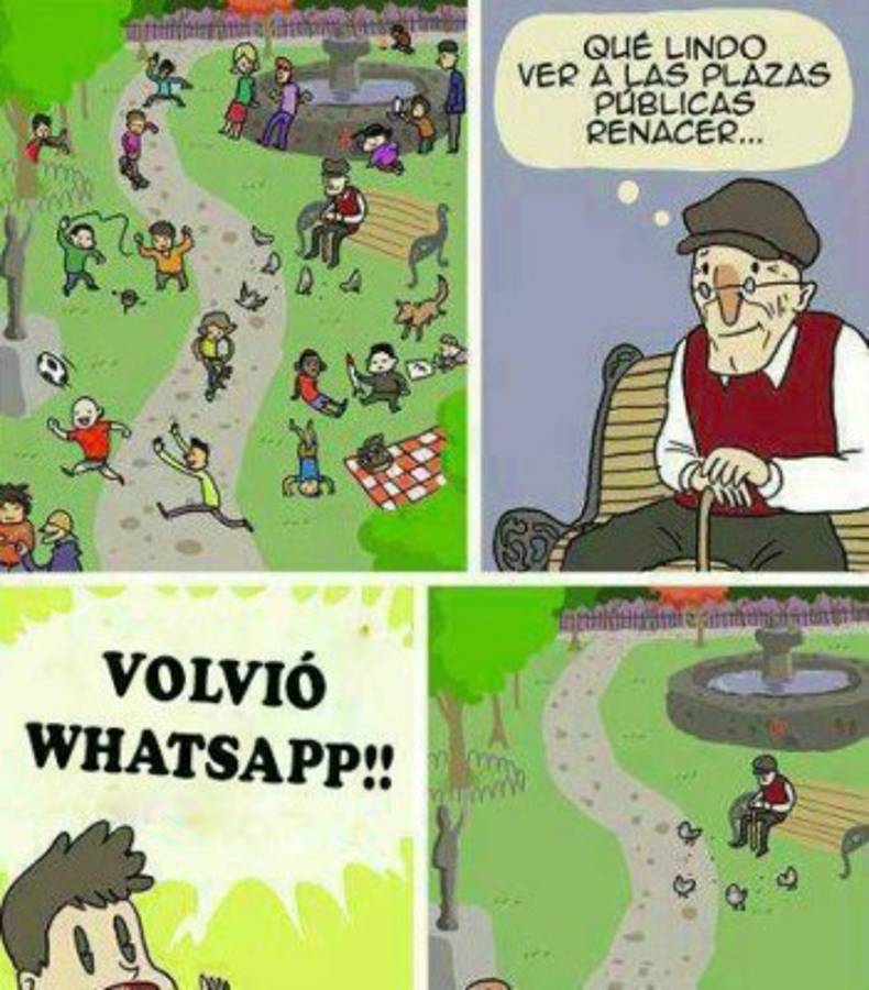 ¡Acribillan con crueles memes a Whatsapp por caída a nivel mundial!