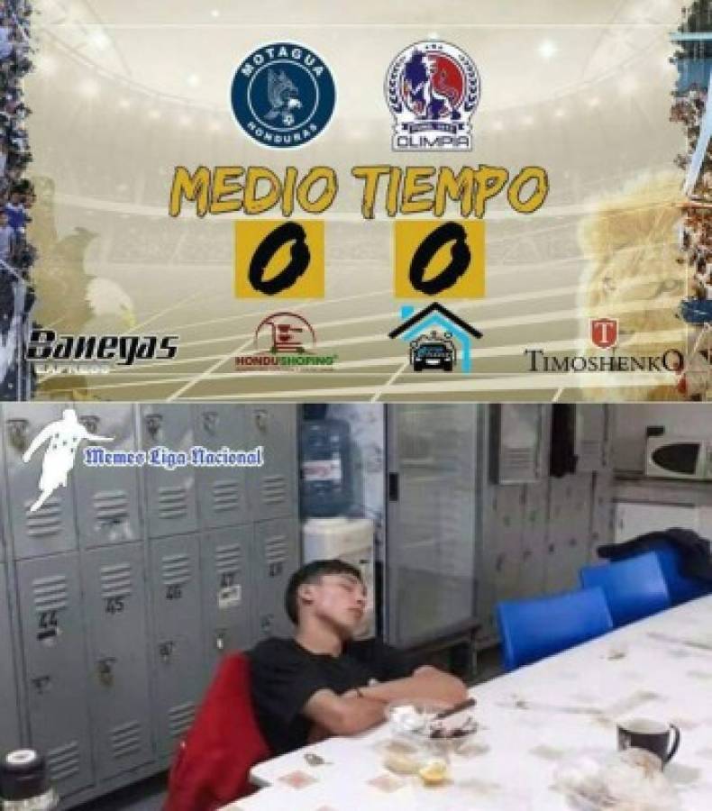 Los memes humillan al Olimpia y Motagua tras el amargo empate en el clásico capitalino