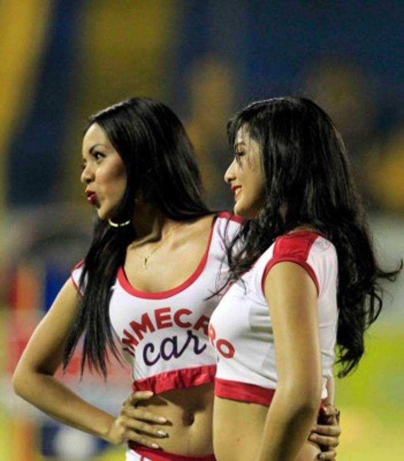 Las bellezas que se vieron en el estadio Morazán en el Real España-Platense