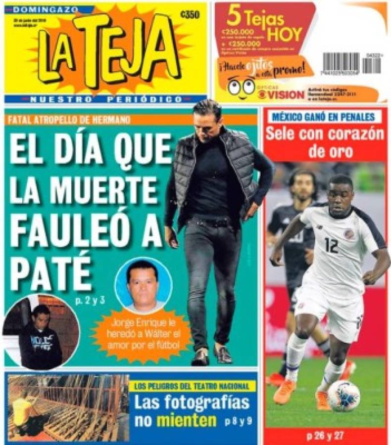 Lo que dicen las portadas de México tras el sufrido pase a semifinales ante Costa Rica