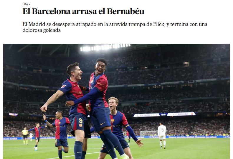 Barcelona destrozó al Real Madrid en el Clásico y así amanece la prensa: “Mbappé cayó en la trampa de Flick”