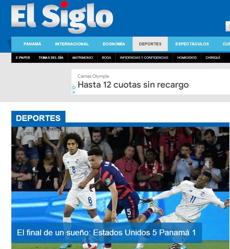 “Qué papelazo”: Lo que dice la prensa de Panamá tras la goleada de Estados Unidos ¿Y ‘Chepe Bomba’?