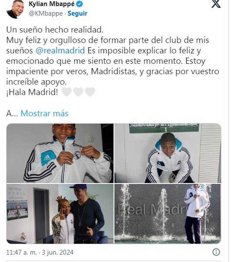 Inesperada reacción de Cristiano y Keylor Navas: los mensajes a Mbappé tras fichar por Real Madrid: “Emocionado de...”