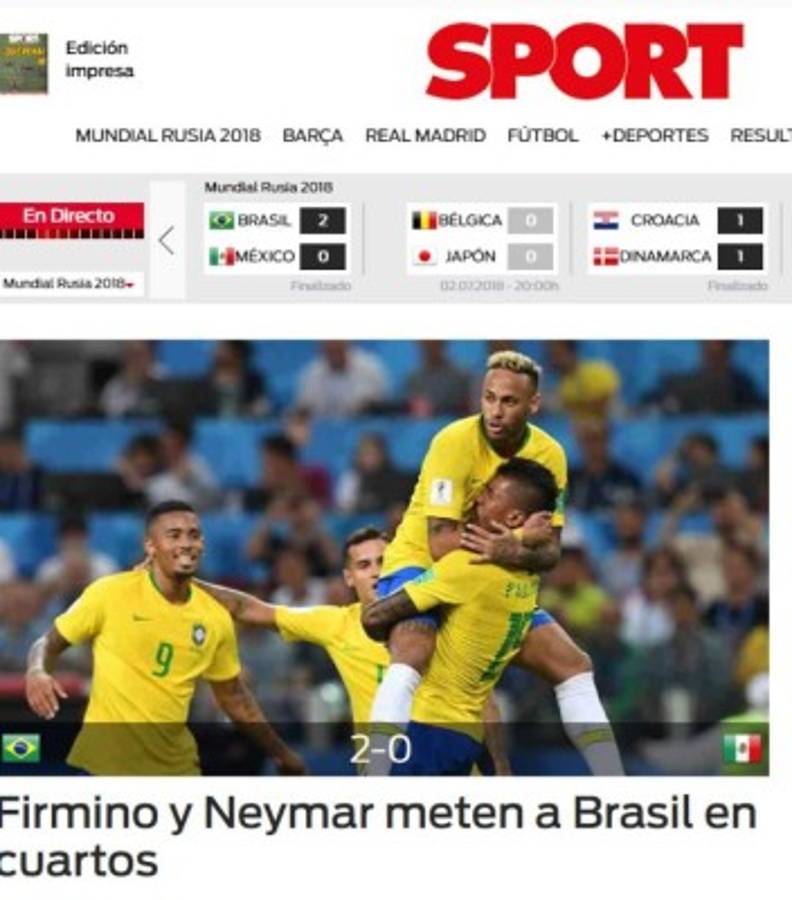 Así reaccionó la prensa mexicana tras la eliminación del Mundial: 'Sigan soñando con el quinto'