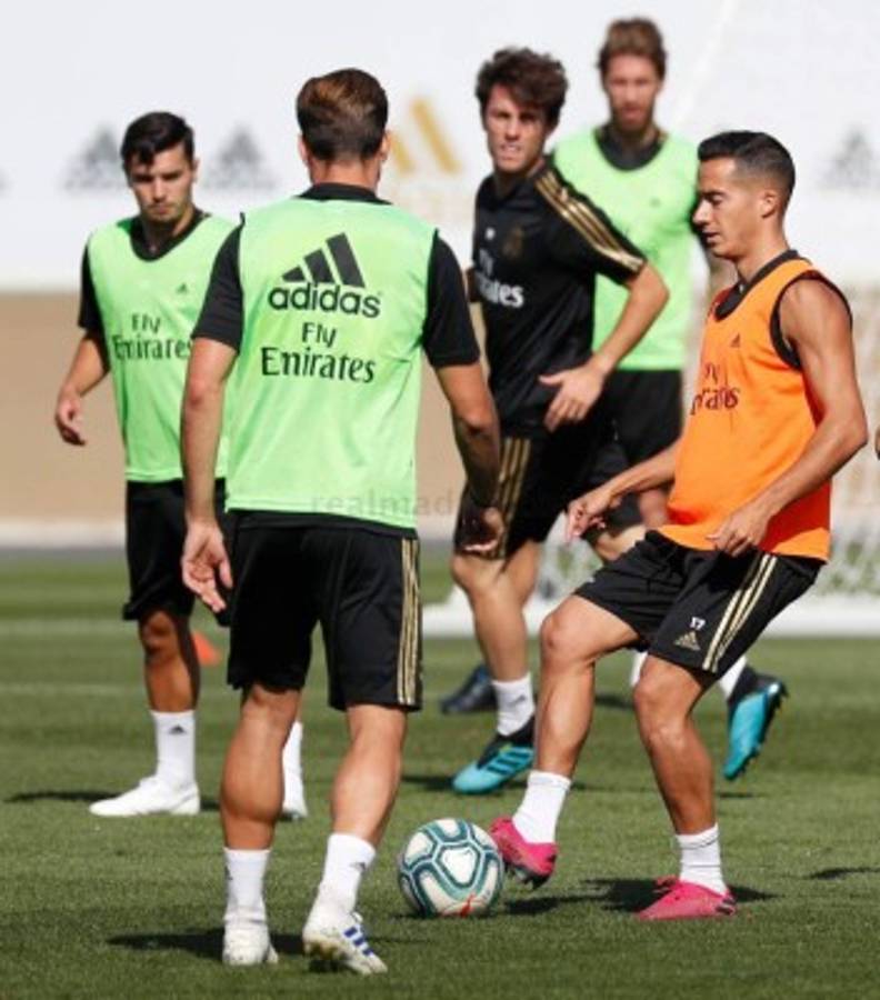 FOTOS: Nuevo integrante, una baja y la 'jugadita' de James en el entrenamiento del Real Madrid  
