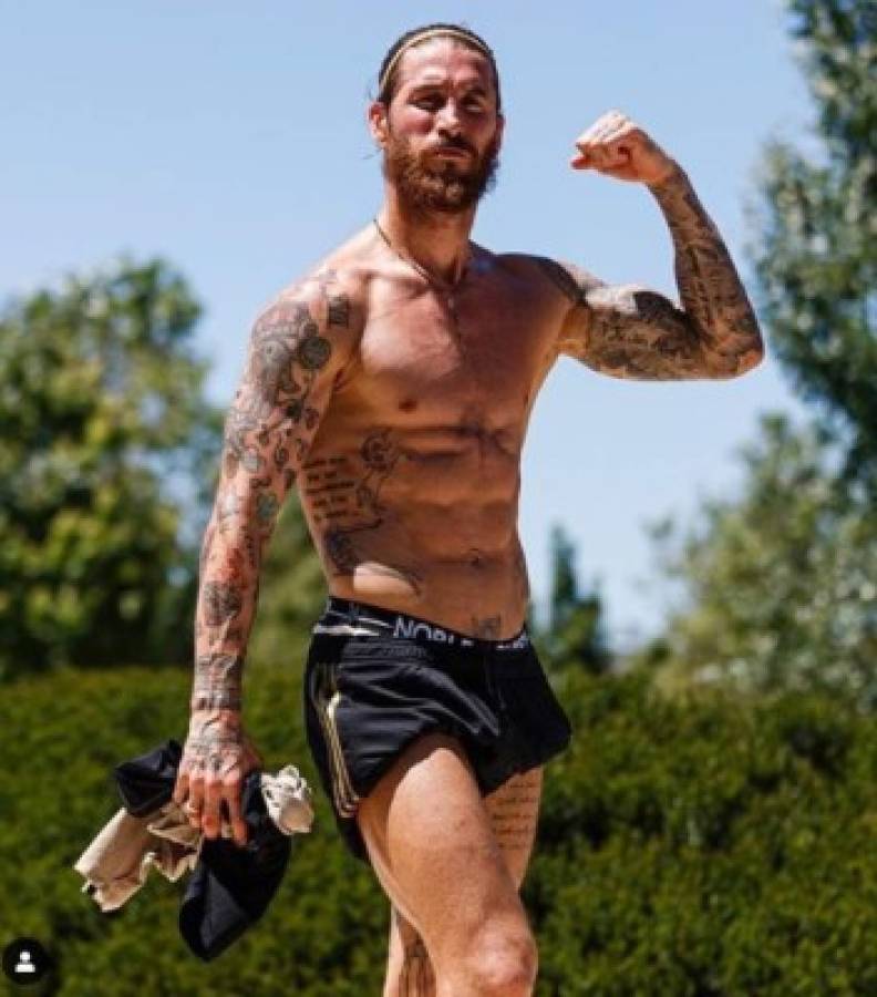 Impacta con su última foto: La increíble transformación física de Sergio Ramos a sus 34 años