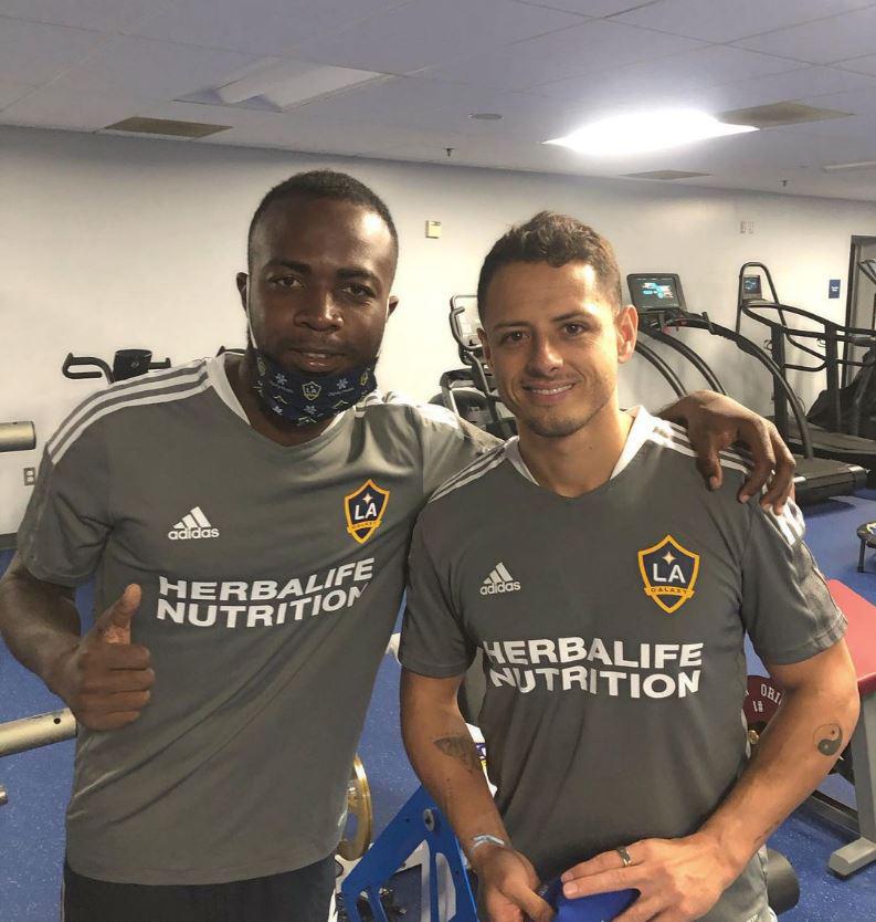 Gerson Chávez se entrenaba con la escuadra del primer equipo del LA Galaxy, donde era compañero del mexicano Chicharito Hernández.