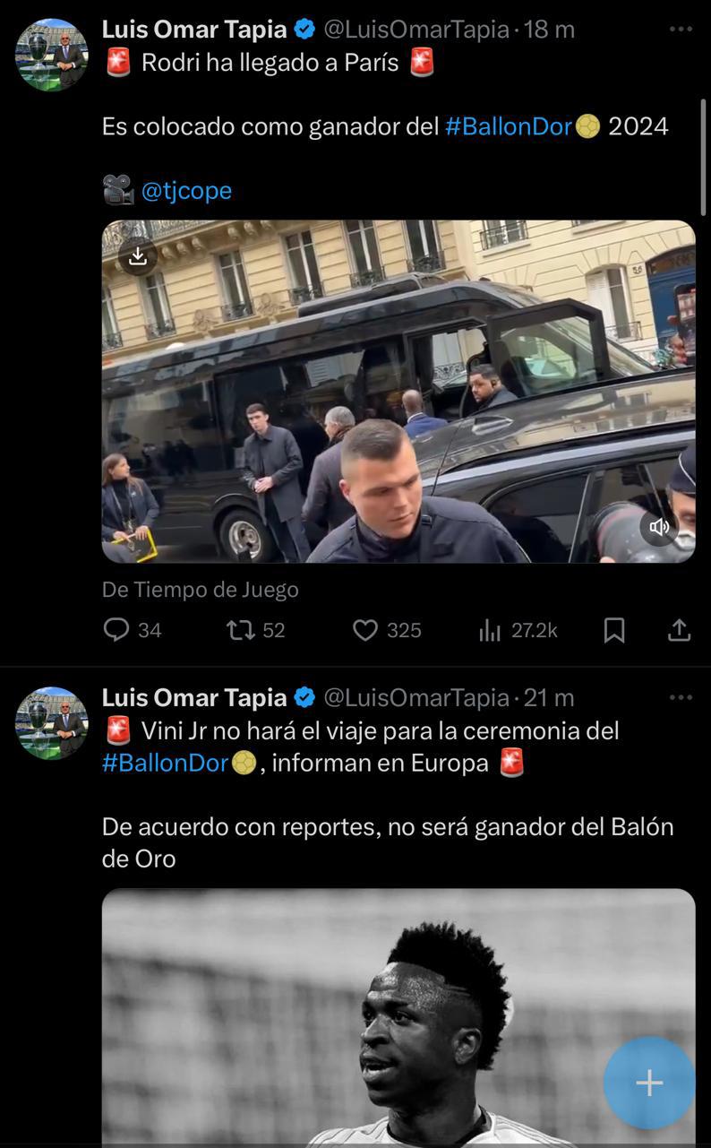 Vinicius no ganará el Balón de Oro y la prensa mundial reacciona : “Es la mayor vergüenza en años”, “Que injusto”