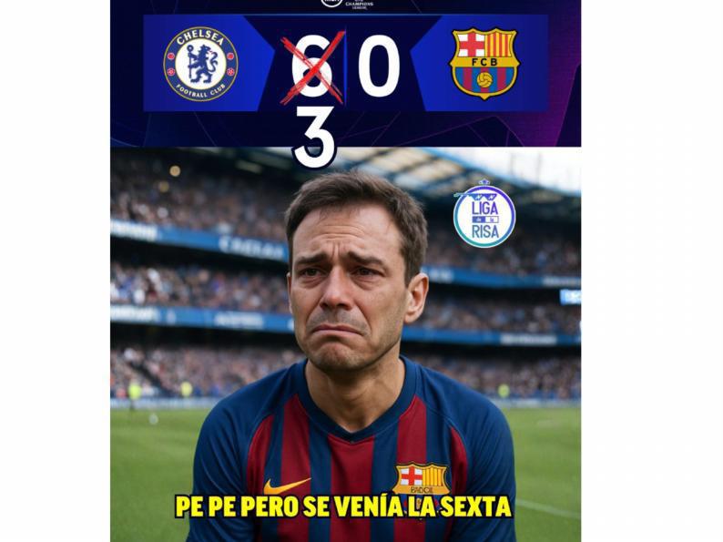 No perdonan a Lamine Yamal: los mejores memes que dejó la goleada del Chelsea al Barcelona en la Champions League