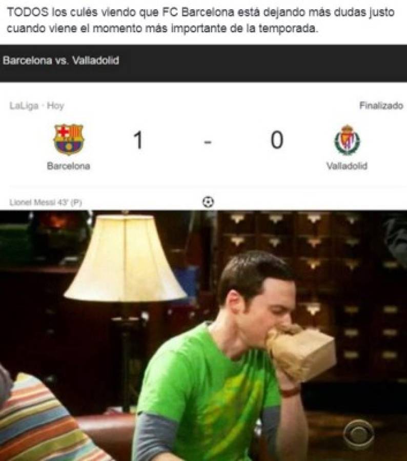 ¡No perdonan! Los memes atacan a Messi tras su penal fallado contra el Valladolid