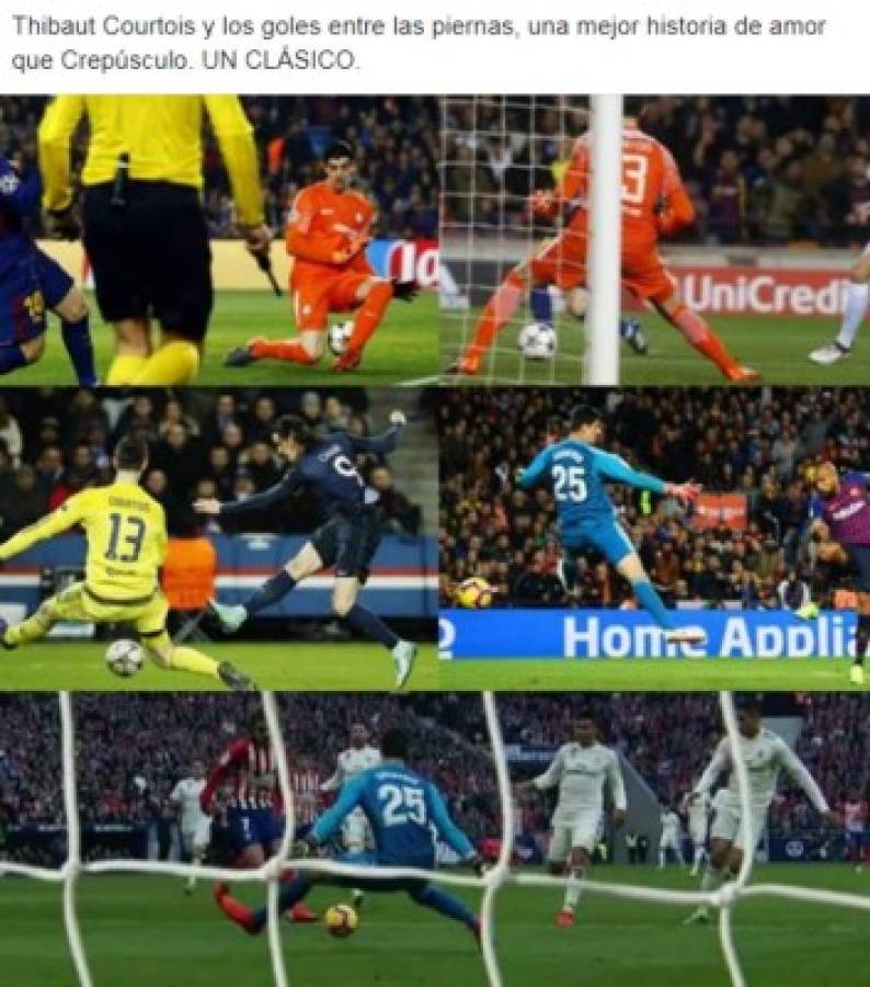 ¡Hasta Courtois! Los divertidos memes del triunfo del Real Madrid sobre el Atlético