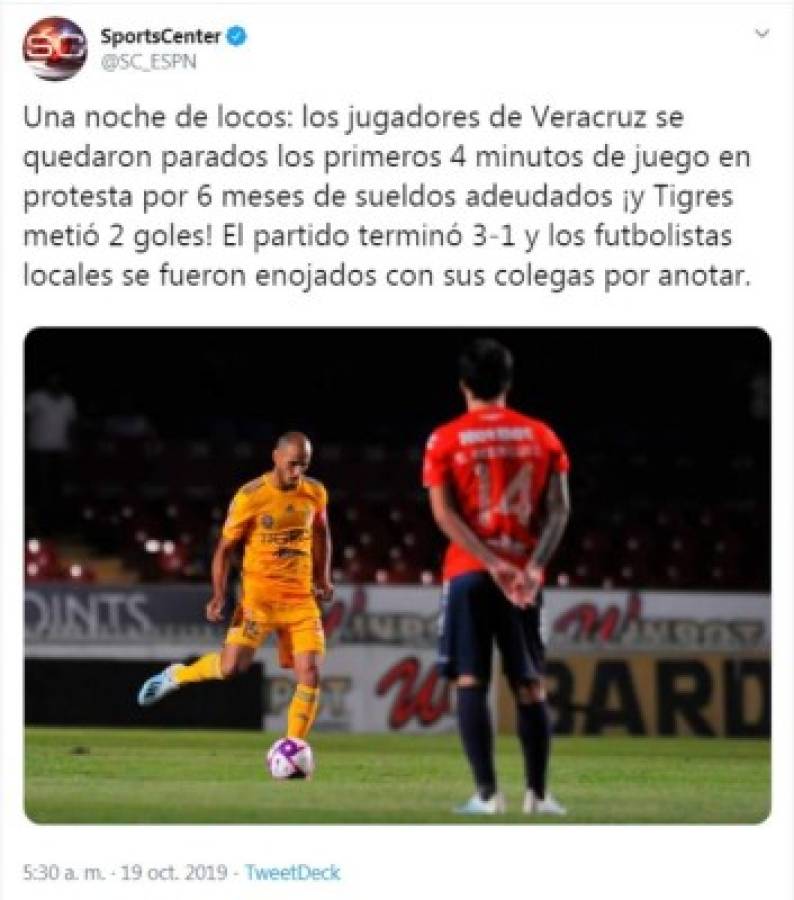 ¡Los reprochan! Esto dicen los medios y periodista luego de lo ocurrido entre Veracruz y Tigres