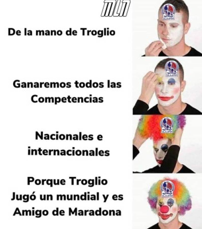 Los memes destrozan al Olimpia tras la derrota ante Marathón en San Pedro Sula