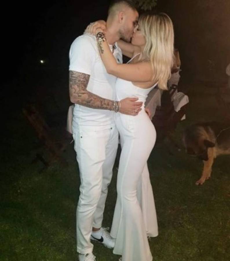 ¡Junto a Maxi López! La fiesta de año nuevo de Wanda Nara e Icardi