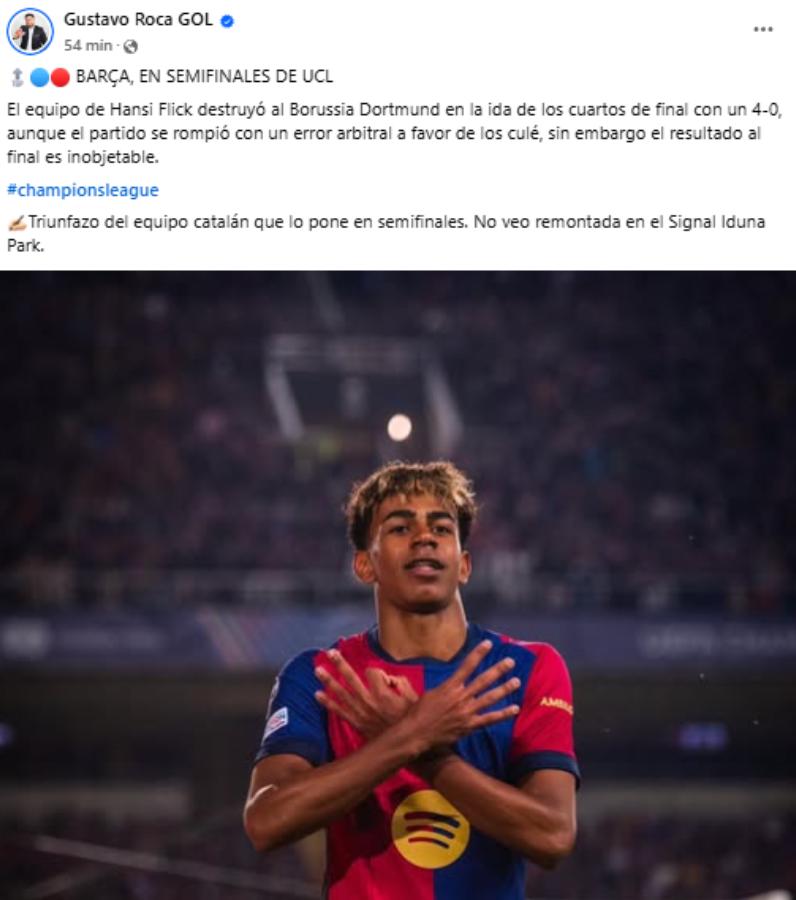 Serie liquidada, semifinales a la vista: así reaccionó la prensa tras la goleada del Barcelona al Dortmund en Champions