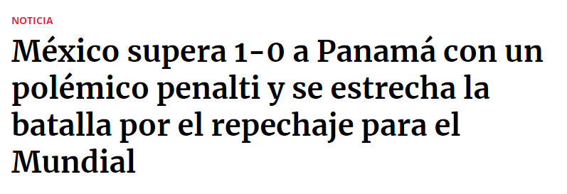 ‘‘Asalto a mano armada en el Azteca’’ y ‘‘la manita de Concacaf’’: así reacciona la prensa tras el polémico triunfo de México sobre Panamá