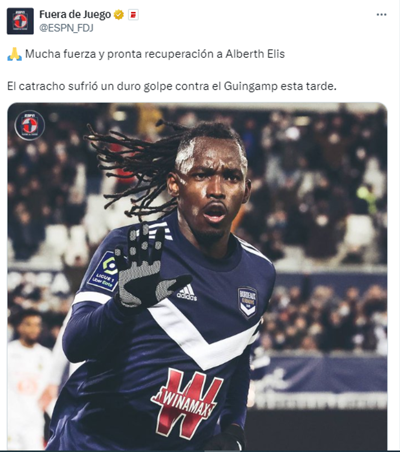 Oran por Alberth Elis: prensa mundial, clubes franceses y futbolistas se solidarizan con el hondureño tras su lesión