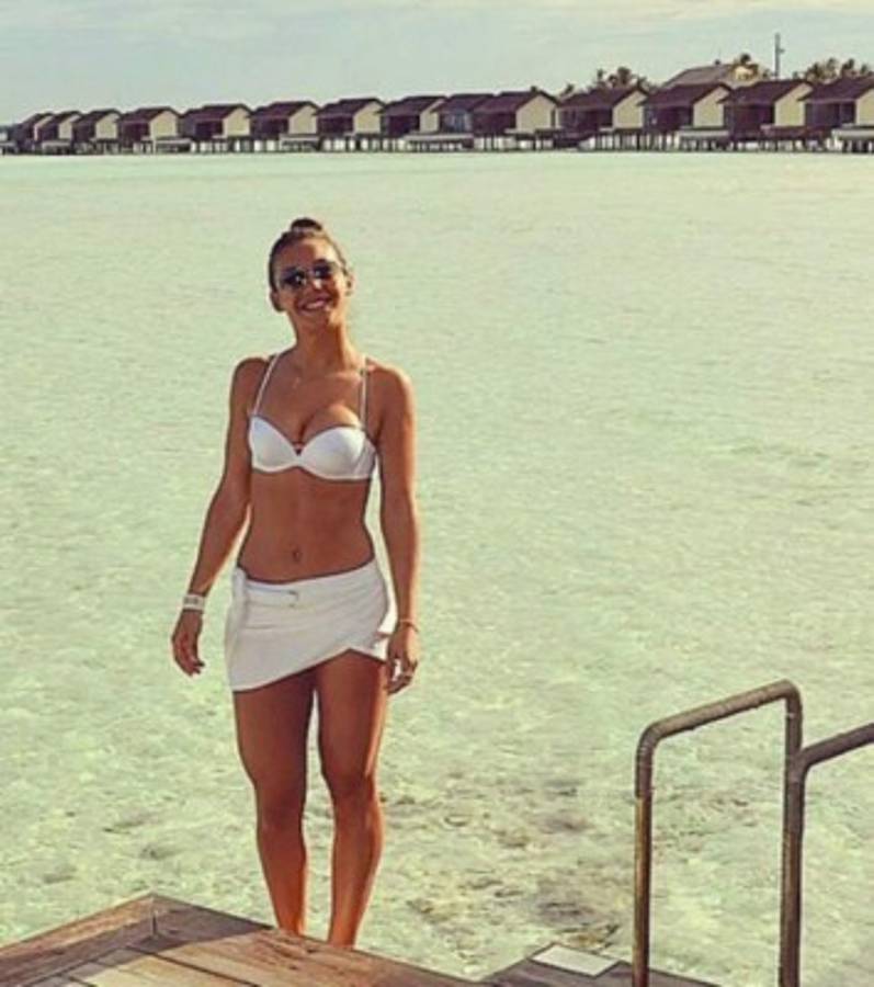 La espectacular Majo Barbeito, esposa del argentino Lucas Ocampos