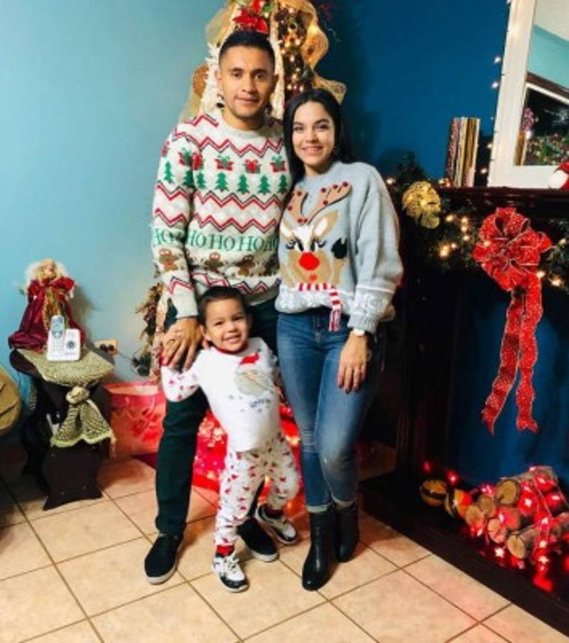 ¡En familia! Así recibieron la navidad los futbolistas hondureños