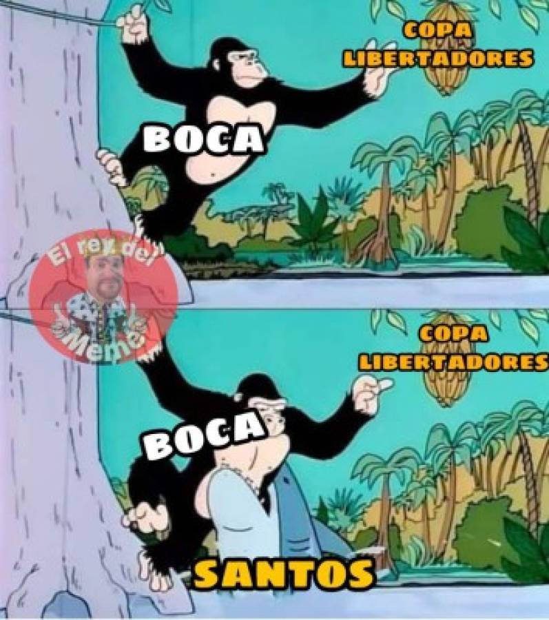 Una ola de memes hace pedazos a Boca Juniors por ser humillado por Santos en la Copa Libertadores