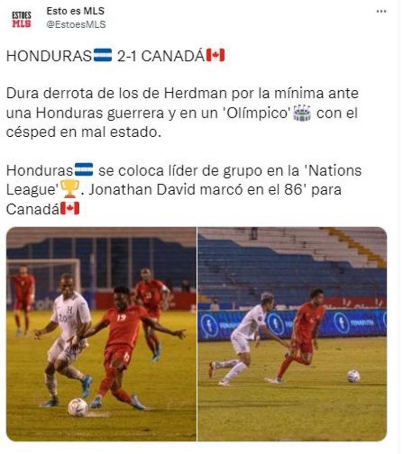 Se quejan del césped y ¿se acabó la dinastía?: Así reaccionó la prensa internacional tras el triunfo de Honduras sobre Canadá