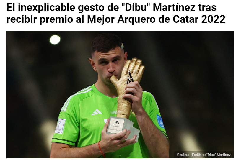 “Tu vulgaridad atenta contra la afición, la FIFA debería quitarte el premio”: explotan críticas contra Dibu Martínez por obscenso gesto