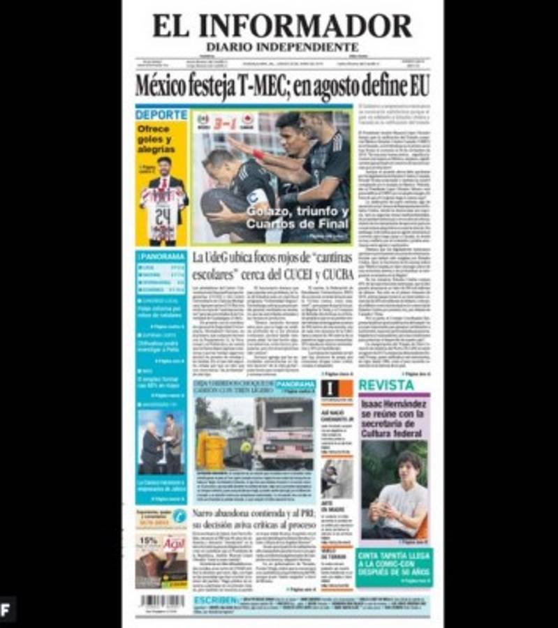 Implacable y exhibición: Lo que dice la prensa de México tras triunfo sobre Canadá