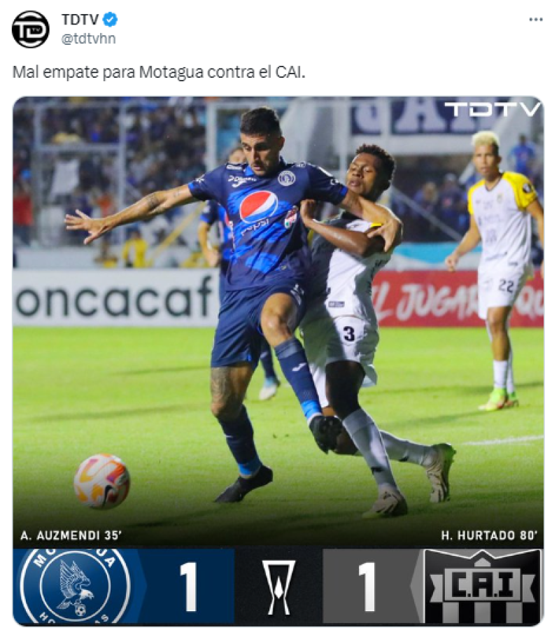¿Fue todo para Motagua? Periodistas reaccionan por el nuevo empate que sacó el CAI de Panamá en el Nacional