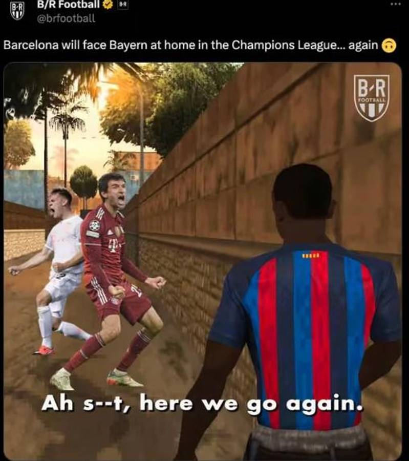 Los crueles memes del sorteo de la Champions League donde destrozan al Barcelona y PSG por sus rivales