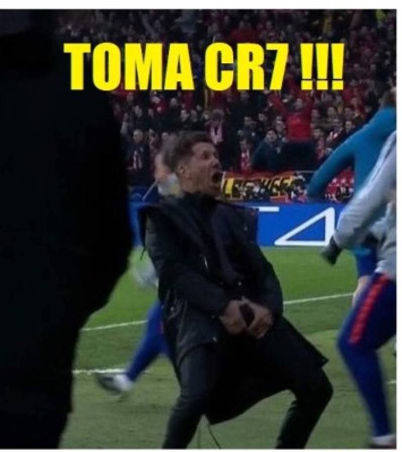 'Trituran' con memes a Cristiano Ronaldo y a la Juventus tras derrota ante el Atlético