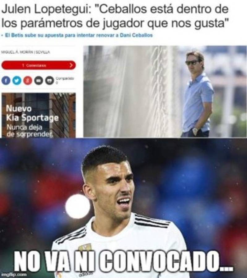 ¡Humillados! Real Madrid y Lopetegui son atacados con memes ¿Y Cristiano?