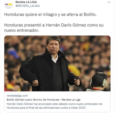 'Con casi misión imposible y confían enderezar el rumbo': La prensa internacional sobre la llegada del Bolillo Gómez a Honduras