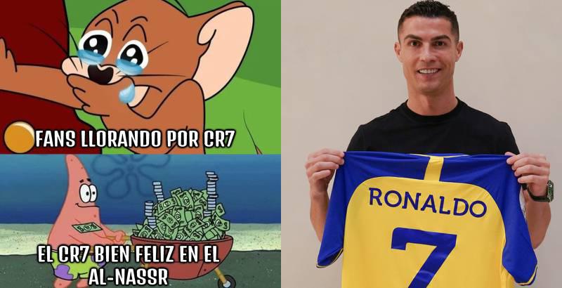 Cristiano Ronaldo fue fichado por el Al Nassr de Arabia Saudita y lo destrozan con memes