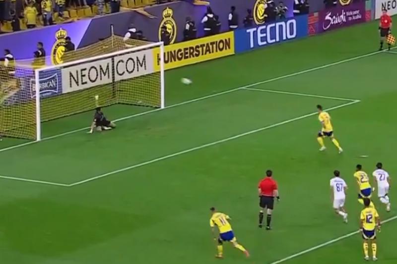 Así fue el gol 927 de Cristiano Ronaldo por medio de un penal con Al Nassr.