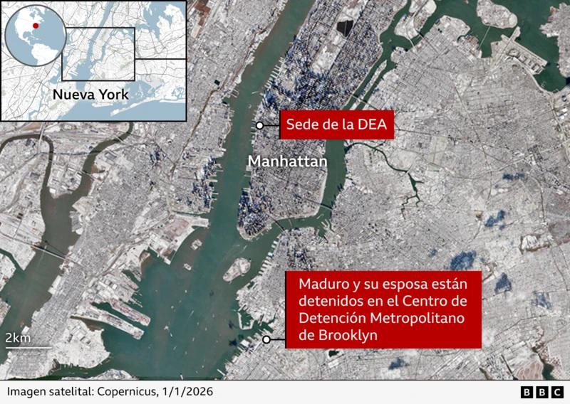 El infierno en la tierra: La prisión donde Trump envió a Nicolás Maduro y los reos célebres que lo acompañan