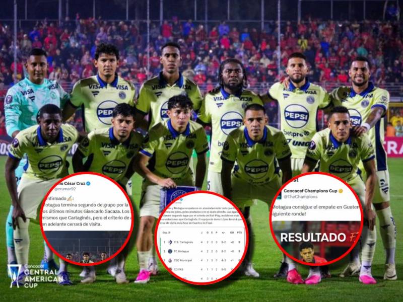 Motagua clasificó a los cuartos de final de la Copa Centroamericana, pero la prensa señala a futbolista luego de no lograr el primer lugar del grupo D por lo que dice el reglamento de Concacaf.